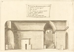 Verheffing van de Kerk van het Heilig Graf door Jacques Callot