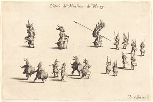De Intocht van M. de Macey door Jacques Callot