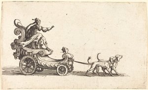 Intocht van Monseigneur Henry de Lorraine, Markies de Moy, onder de naam Pirandre door Jacques Callot