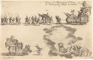 Intocht van de Prins van Pfaltzbourg door Jacques Callot