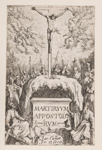 Frontispice; Nr. 1 uit het Martelaarschap van de Apostelen