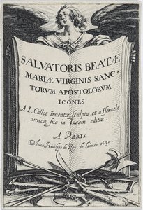 Frontispice uit Les Grands Apôtres, 1631