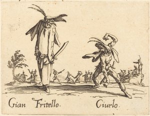 Gian Fritello en Ciurlo, ca. 1622 door Jacques Callot