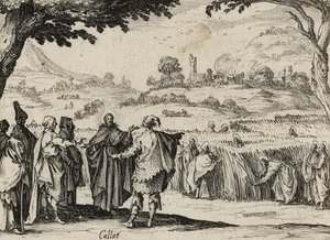 Jezus en de Farizeeën, 1635 door Jacques Callot