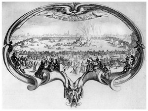 LEventail door Jacques Callot