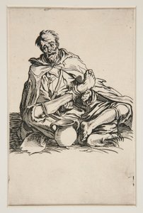Le Malingreux - Nr. 13 van Les Gueux door Jacques Callot
