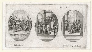 De wonderen van het lijdensverhaal ... (gravure) door Jacques Callot