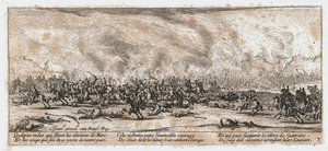 De ellende en tegenspoed van de oorlog ... (gravure) door Jacques Callot