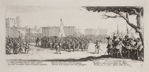 Les Misères et les Malheurs de la Guerre (blad 2) door Jacques Callot