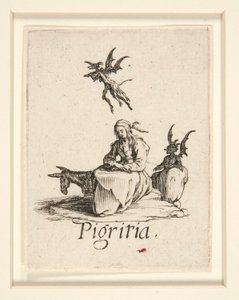 Les Peches Capitaux: La Paresse door Jacques Callot