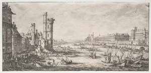 Les deux grandes vues de Paris: Vue du Louvre