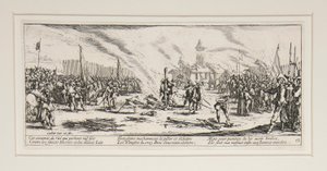 De grote ellende van de oorlog: Nr. 13 - De brandstapel