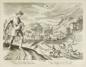 Maanden. 10, oktober door Jacques Callot