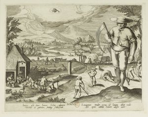 Maanden. 6, juni door Jacques Callot
