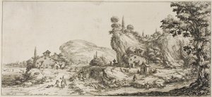 Laden van Goederen, uit Verschillende Scènes Ontworpen in Florence door Jacques Callot