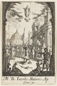 Martelaarschap van Sint-Jan de Meerdere, plaat vier uit De Martelaars van de Apostelen
