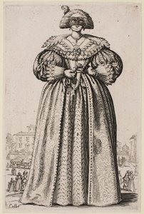 Gemaskerde dame, uit de serie 