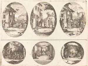 Mysteries van de Passie door Jacques Callot