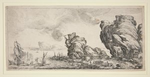 Zeeslag door Jacques Callot