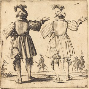 Officier met Pluim, Van Achteren Gezien