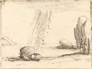 Oester met Parel door Jacques Callot