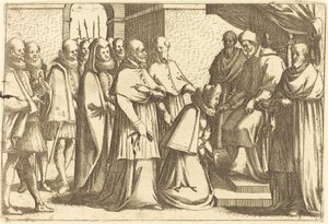 Pauselijke Audiëntie door Jacques Callot