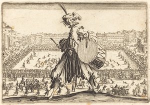 Piazza Santa Croce, Florence door Jacques Callot