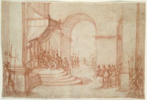 Pilatus Wast Zijn Handen door Jacques Callot