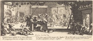 Plundering van een Grote Boerderij