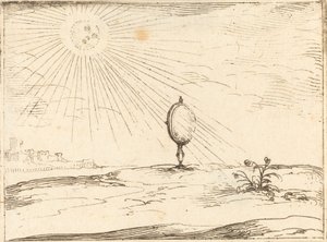 Stralen van de zon door Jacques Callot