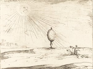 Stralen van de zon door Jacques Callot
