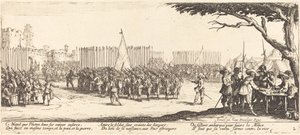 Werving van Troepen door Jacques Callot