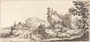 Terugkeer van de jacht, waarschijnlijk ca. 1630 door Jacques Callot