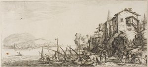Terugkeer van de Jacht, uit Verschillende Scènes Ontworpen in Florence door Jacques Callot