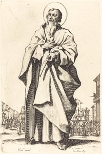 Sint Bartholomeus, gepubliceerd 1631 door Jacques Callot
