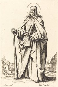 Sint Jacobus de Mindere, gepubliceerd 1631 door Jacques Callot