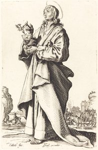 Sint Jan de Evangelist door Jacques Callot