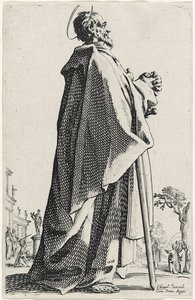 Sint Matteüs uit Les Grands Apôtres, 1631 door Jacques Callot