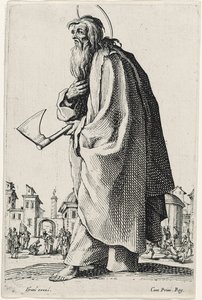 Sint Thaddeus of Sint Judas uit Les Grands Apôtres, 1631 door Jacques Callot