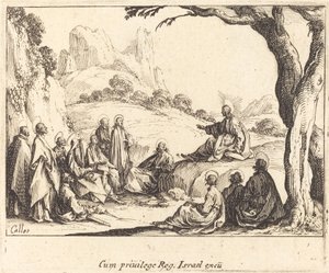 De Bergrede door Jacques Callot