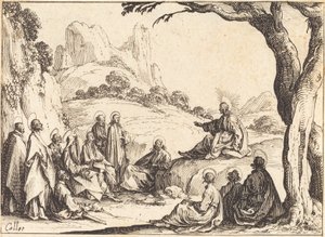 De Bergrede, 1635 door Jacques Callot