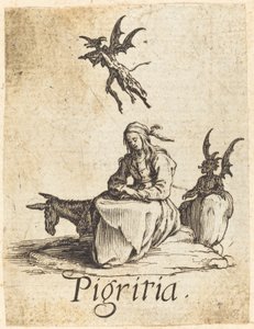 Luiheid door Jacques Callot