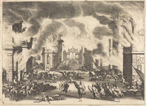 Solimano, Act V door Jacques Callot