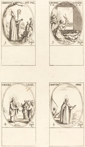 St. Mansuetus; Sts. Serapia en Erasma; Mozes; St. Bertin, Abt