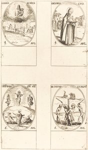 St. Maria van de Sneeuw; St. Memmius, Bisschop; De Transfiguratie; Sts. Justus en Pastor door Jacques Callot