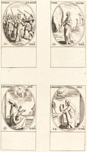 St. Ursula en metgezellen; St. Maria Salome; St. Severinus; St. Maglorius door Jacques Callot