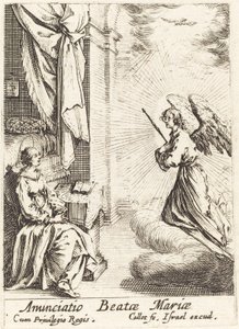 De Annunciatie door Jacques Callot