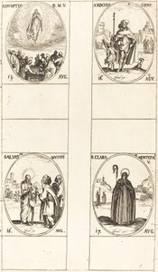 De Hemelvaart, St. Roch, Salvator Mundi, St. Clare van Monte Falco