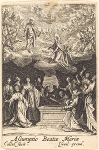 De Tenhemelopneming van de Maagd door Jacques Callot