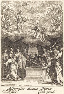 De Tenhemelopneming van de Maagd door Jacques Callot